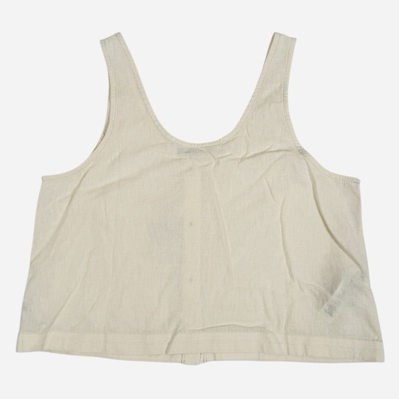 Patagonia Garden Island Top Womens Medium Whole Weave Natural Reversible New - Picture 2 of 7